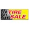 Signmission TIRE SALE 1 BANNER SIGN tires sale wheels signs 25% off store shop cars B-Tire Sale 1 - alternate 1